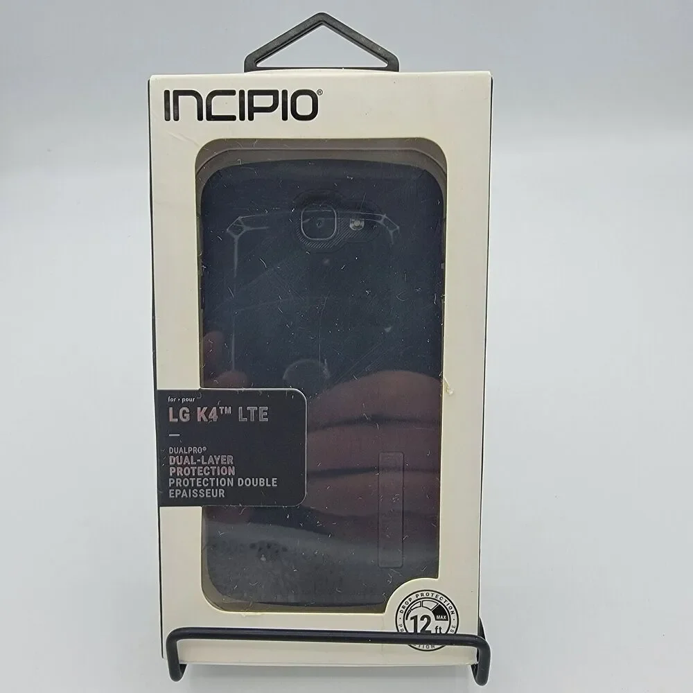 NEW Genuine Incipio DualPro Series Case for LG K4 LTE - Matte Black